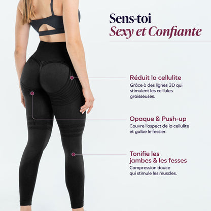 Legging 3D tissu doux et respirant