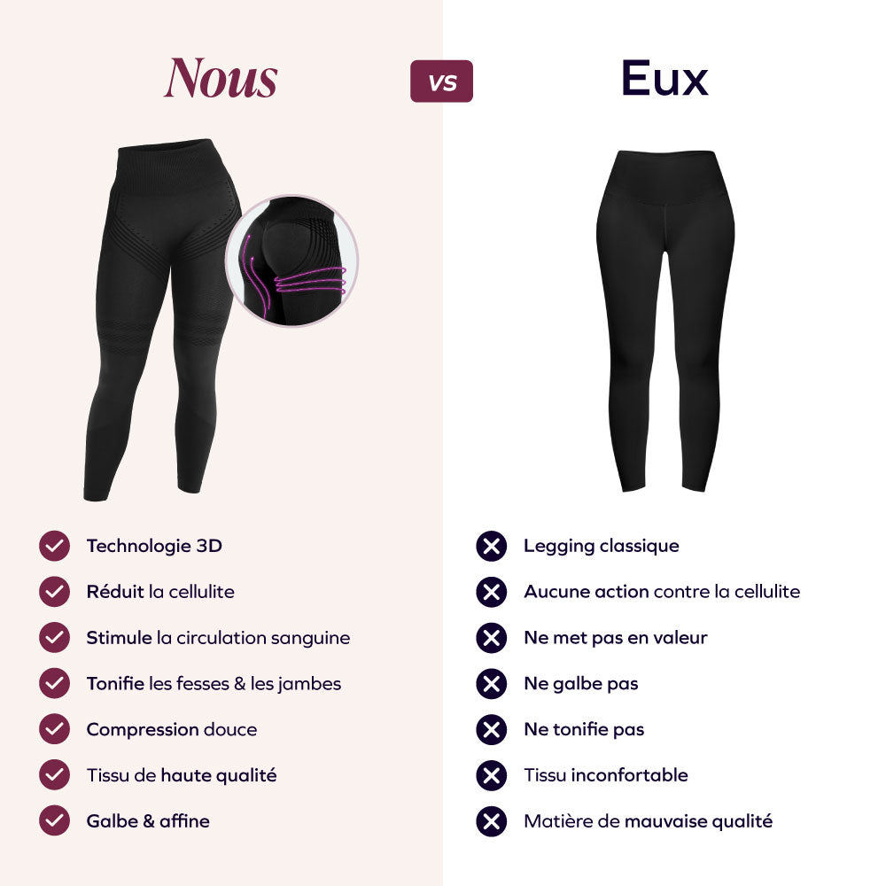 Legging 3D effet push-up